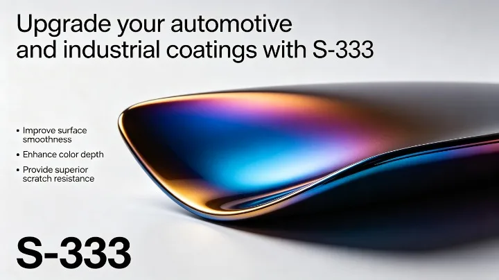 Automotive and industrial coating with S-333