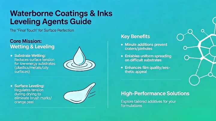 Waterborne Coatings and Inks Leveling Agents