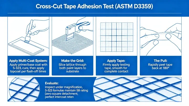 S-323 Adhesion test