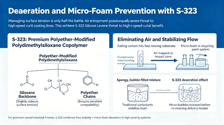 deaeration and micro foam prevention